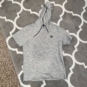 Adidas Mens Short Sleeve Sweatshirt